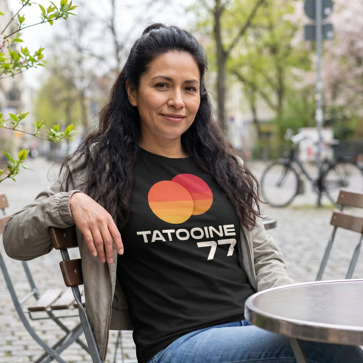 Productafbeelding Star Wars - Tatooine 77 Zwart T-Shirt
