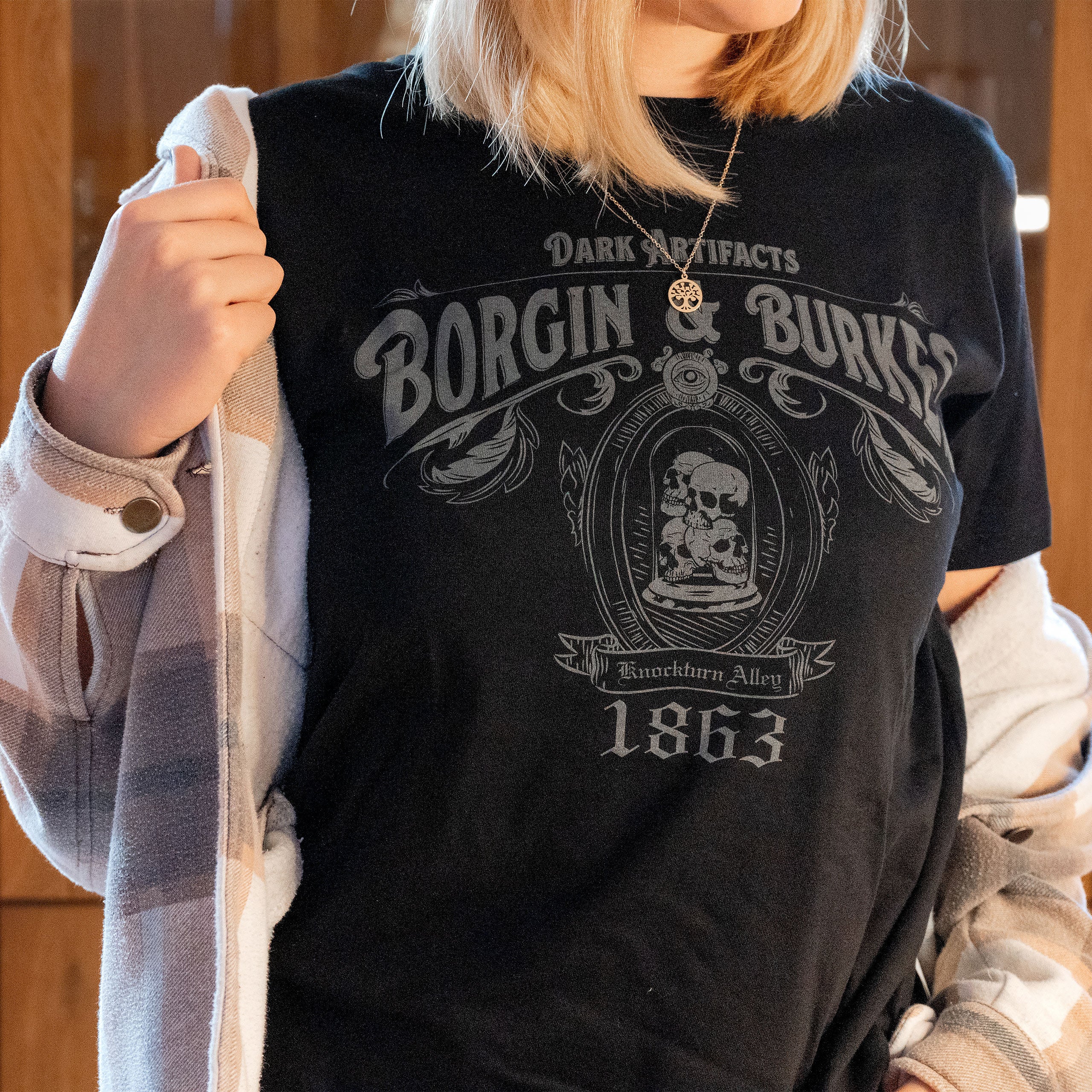 Productafbeelding Borgin en Burkes T-Shirt zwart - Harry Potter