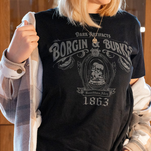 Productafbeelding Borgin en Burkes T-Shirt zwart - Harry Potter