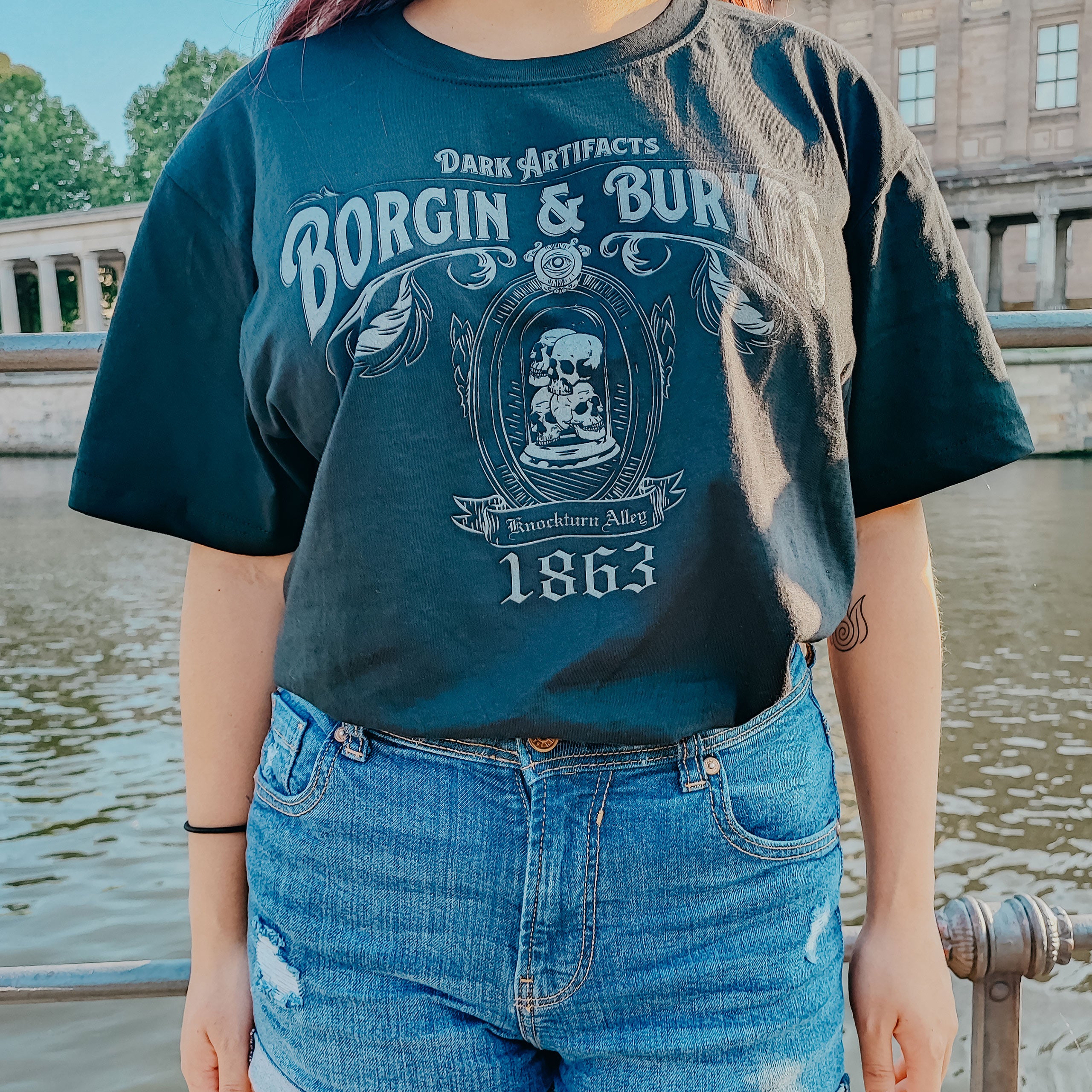 Productafbeelding Borgin en Burkes T-Shirt zwart - Harry Potter