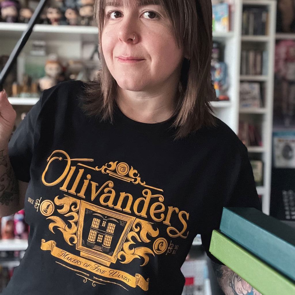 Productafbeelding Ollivanders T-shirt zwart - Harry Potter