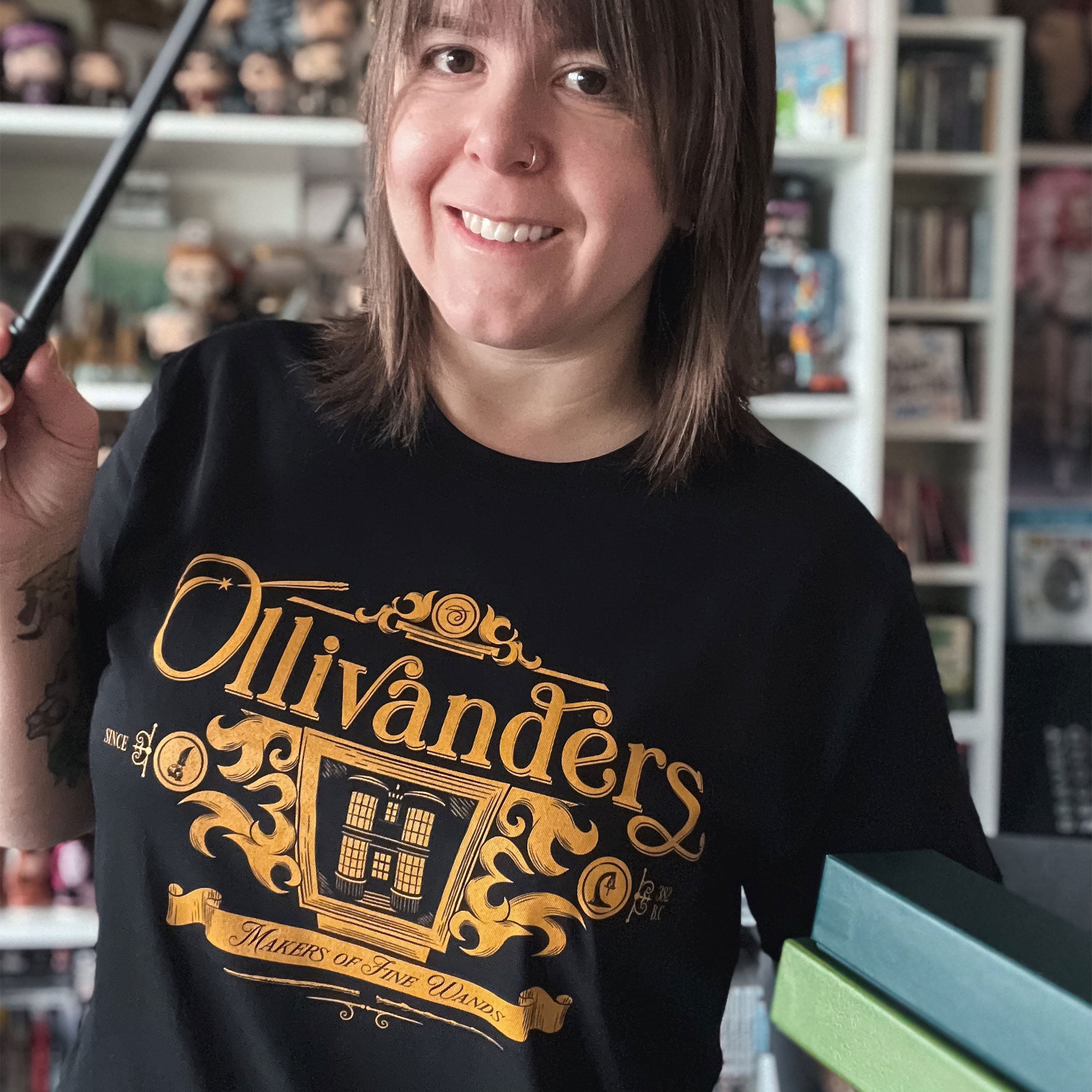 Productafbeelding Ollivanders T-shirt zwart - Harry Potter