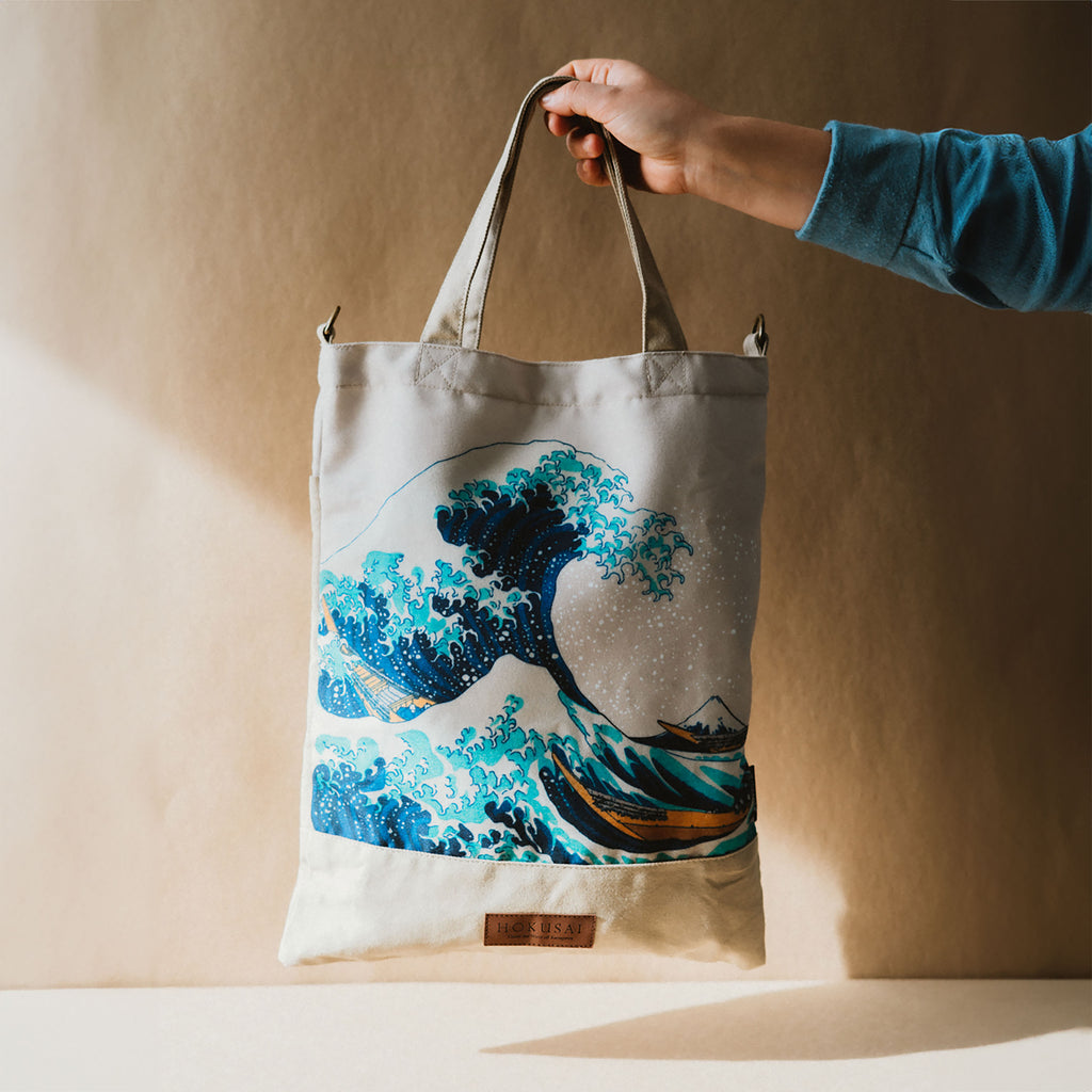 Productafbeelding De Grote Golf van Kanagawa - Katsushika Hokusai Shopper Tas