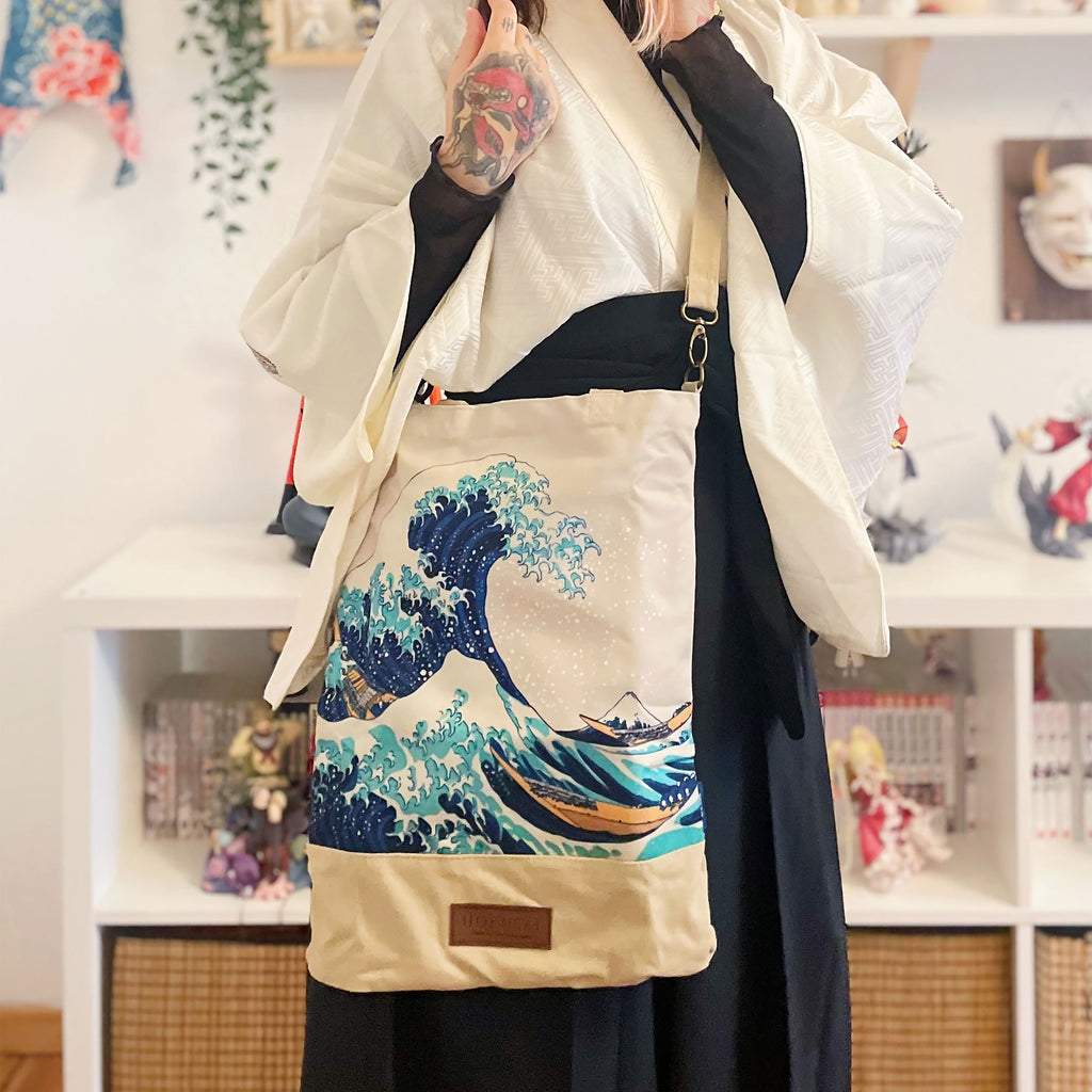 Productafbeelding De Grote Golf van Kanagawa - Katsushika Hokusai Shopper Tas