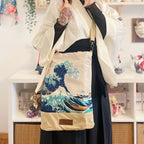Productafbeelding De Grote Golf van Kanagawa - Katsushika Hokusai Shopper Tas
