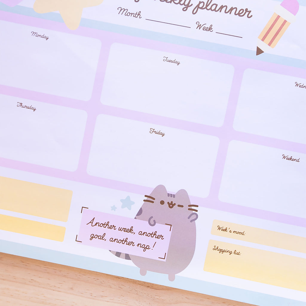 Productafbeelding Pusheen - Eten en Slapen Weekplanner