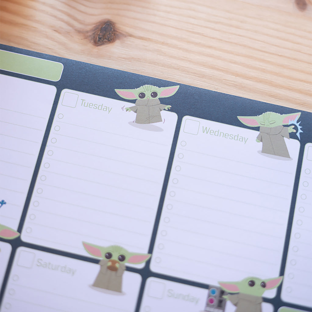 Productafbeelding Grogu Weekplanner - Star Wars The Mandalorian