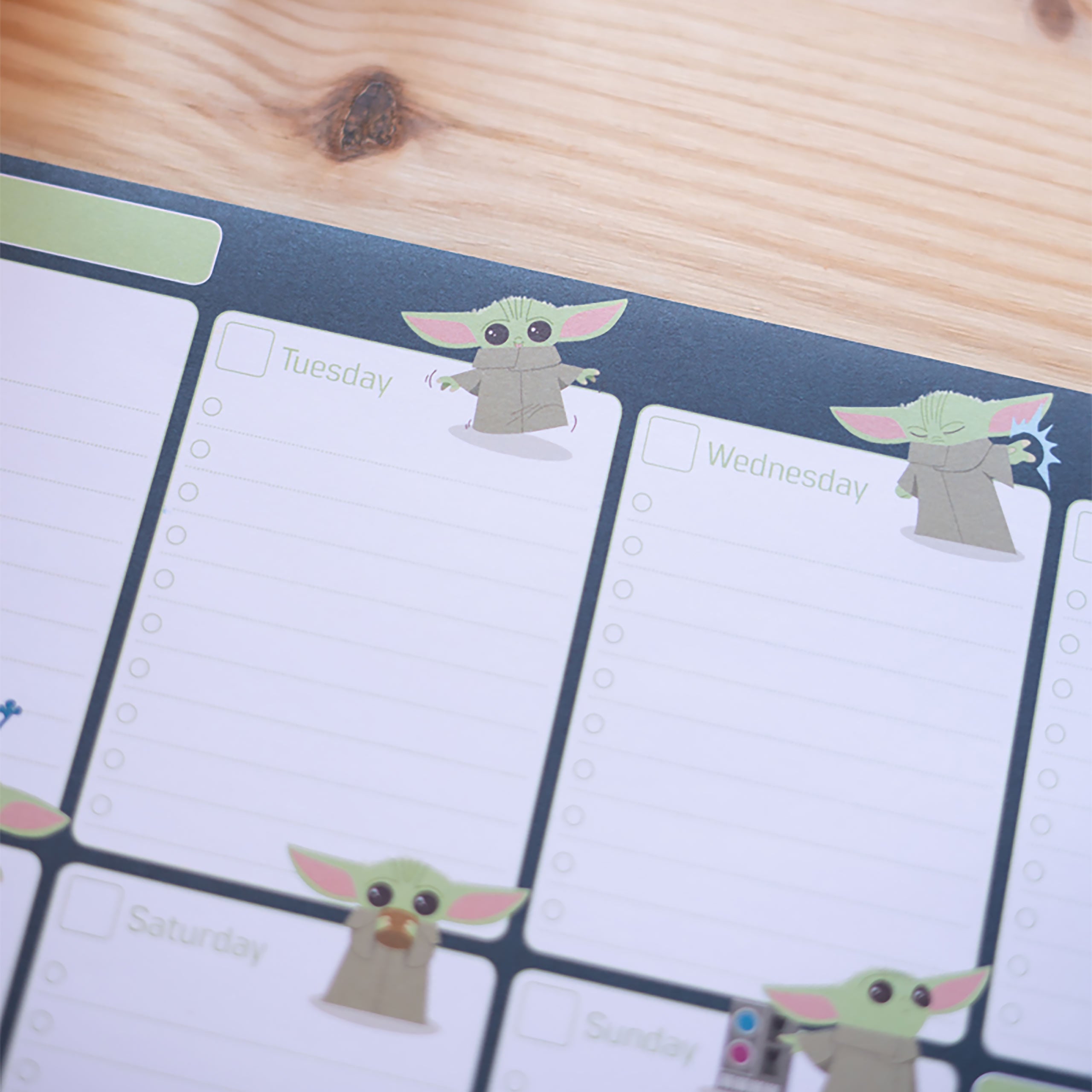 Productafbeelding Grogu Weekplanner - Star Wars The Mandalorian