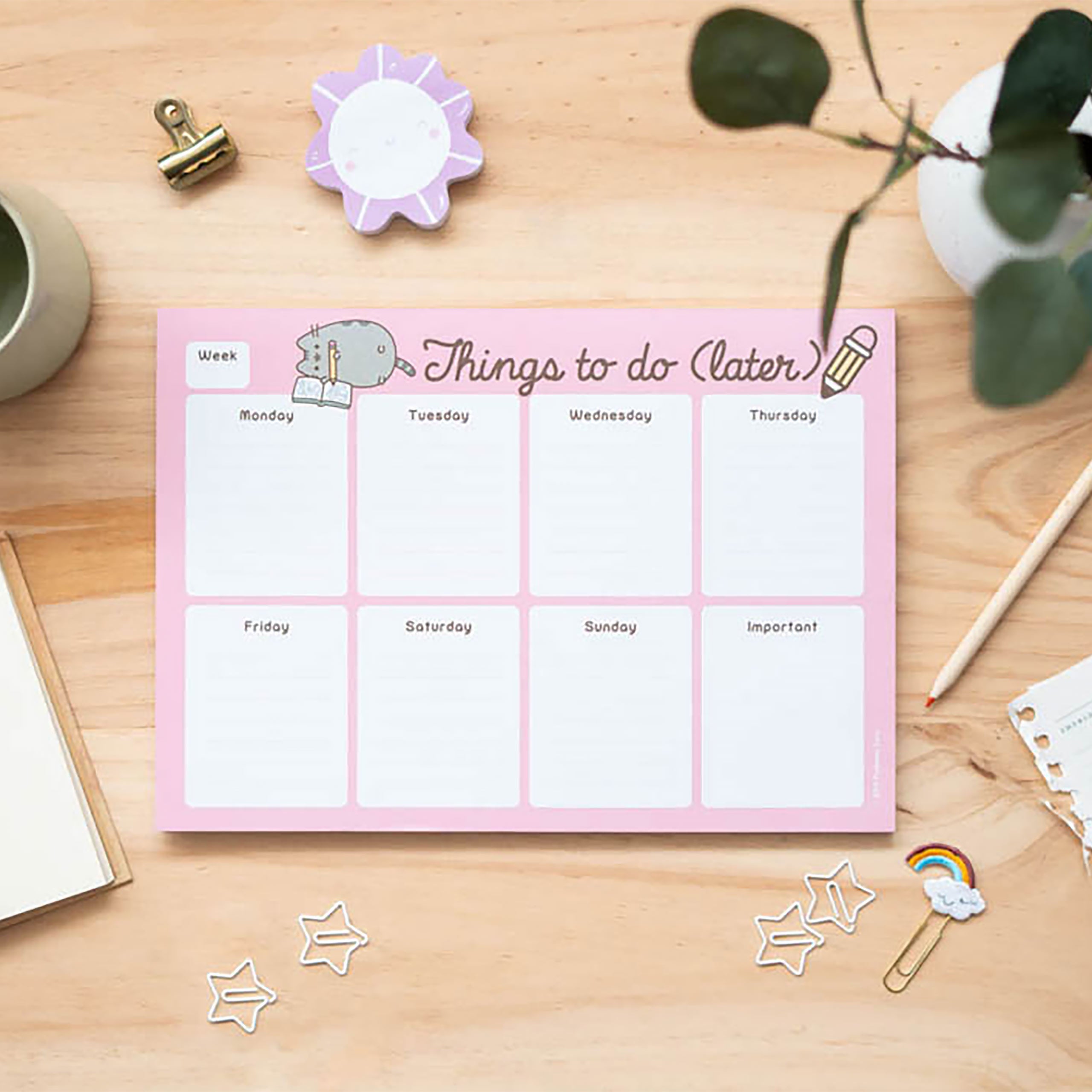 Productafbeelding Pusheen - Dingen om later te doen Weekplanner