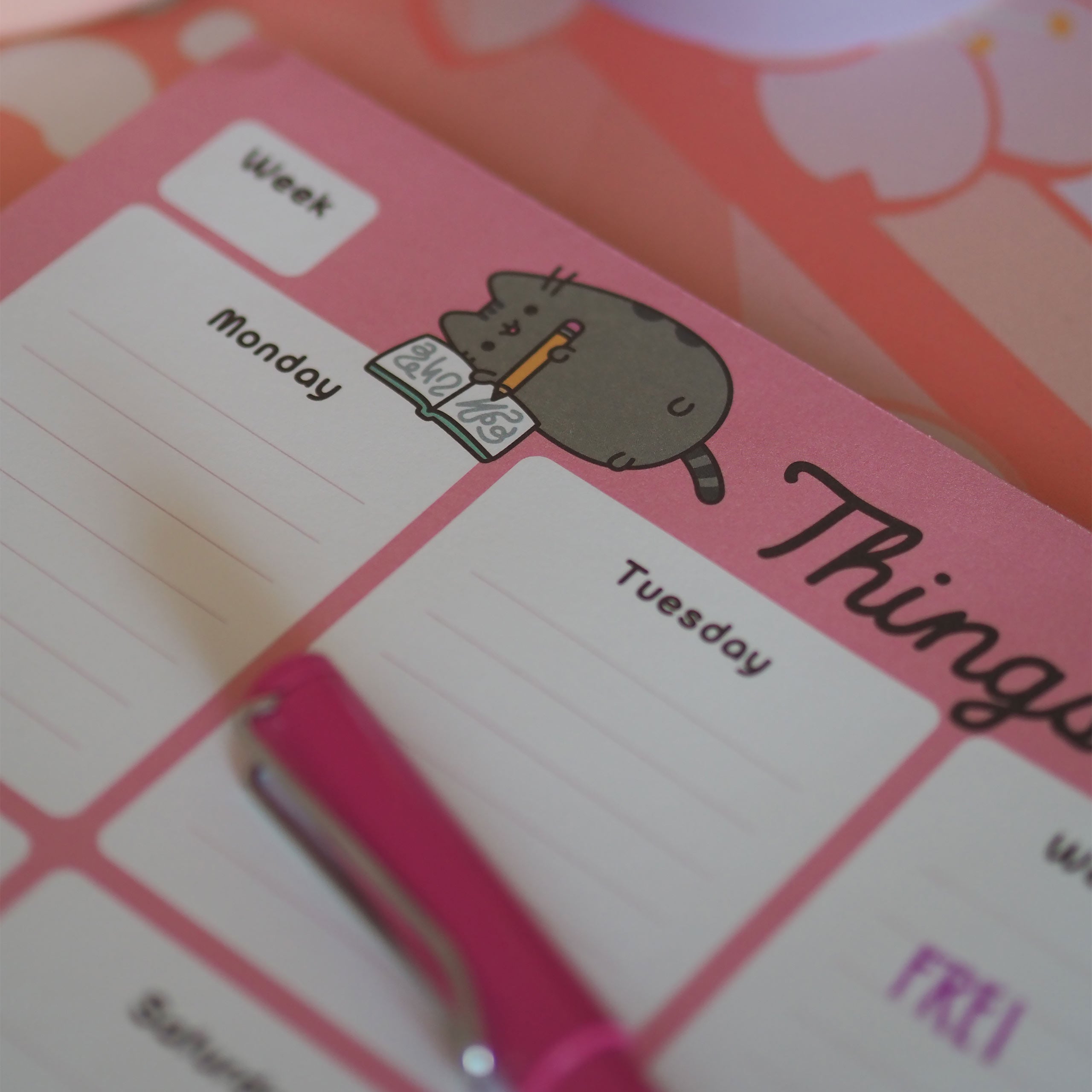 Productafbeelding Pusheen - Dingen om later te doen Weekplanner