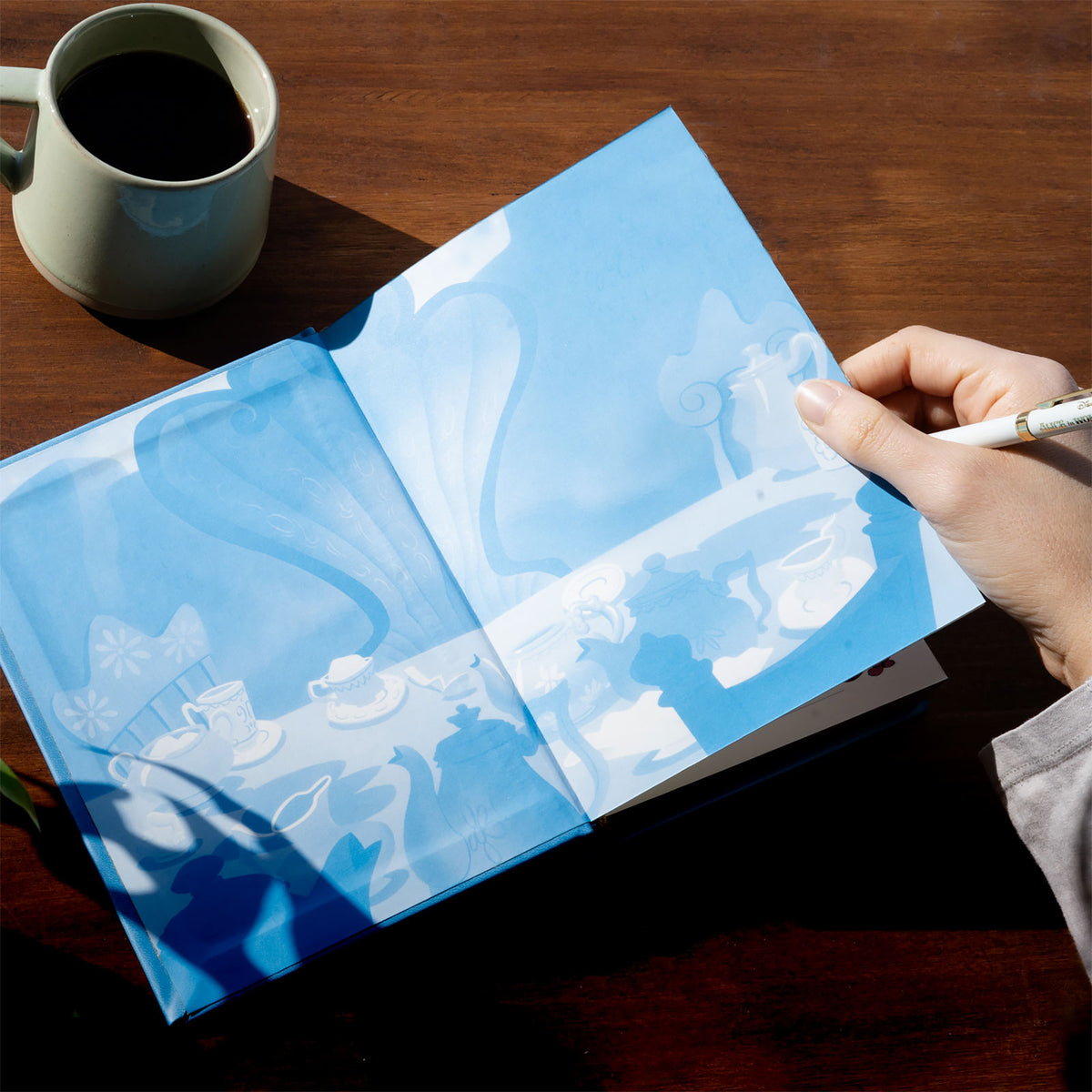 Productafbeelding Alice in Wonderland - Tea Time Premium Notitieboek met Balpen