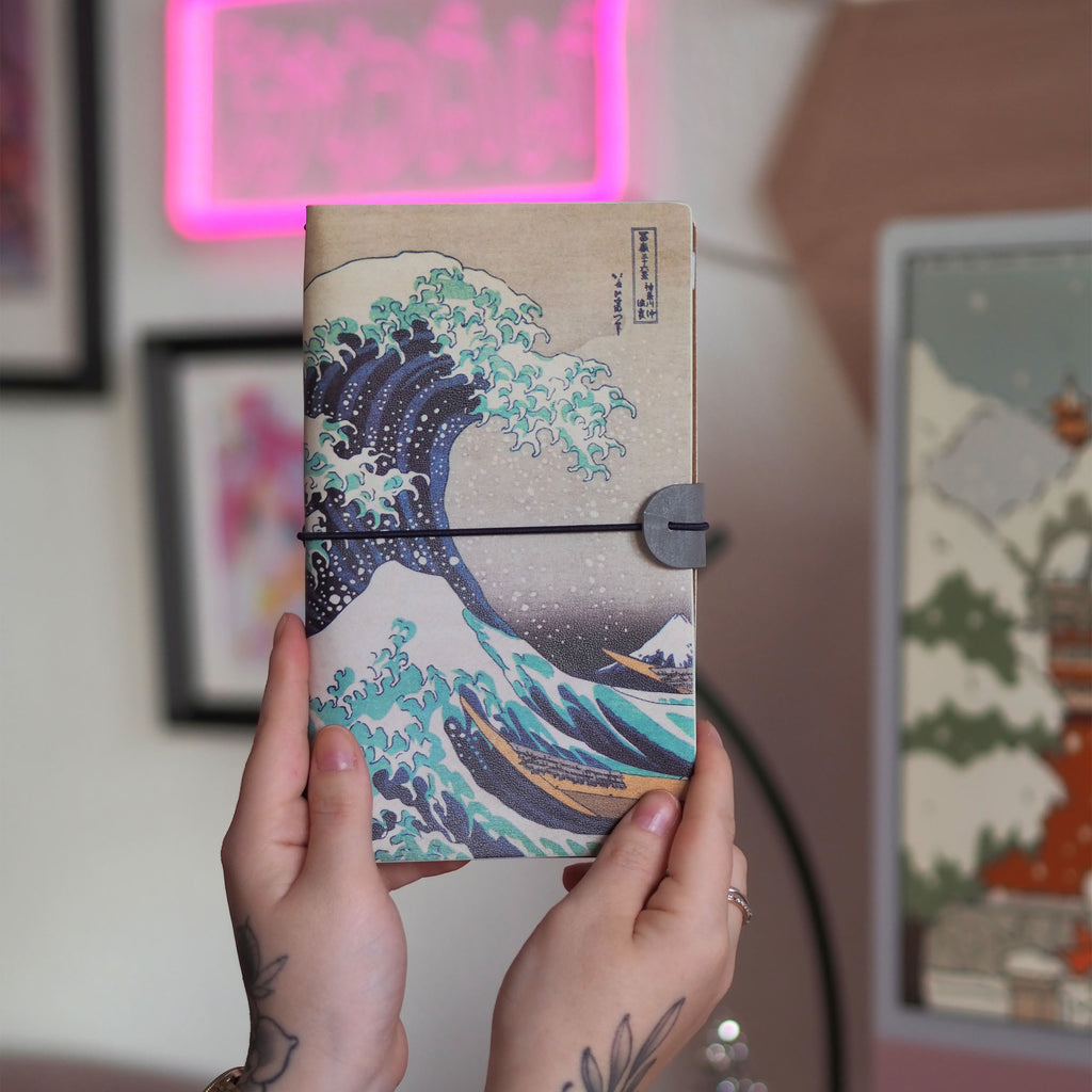 Productafbeelding De grote golf van Kanagawa - Katsushika Hokusai notitieboek
