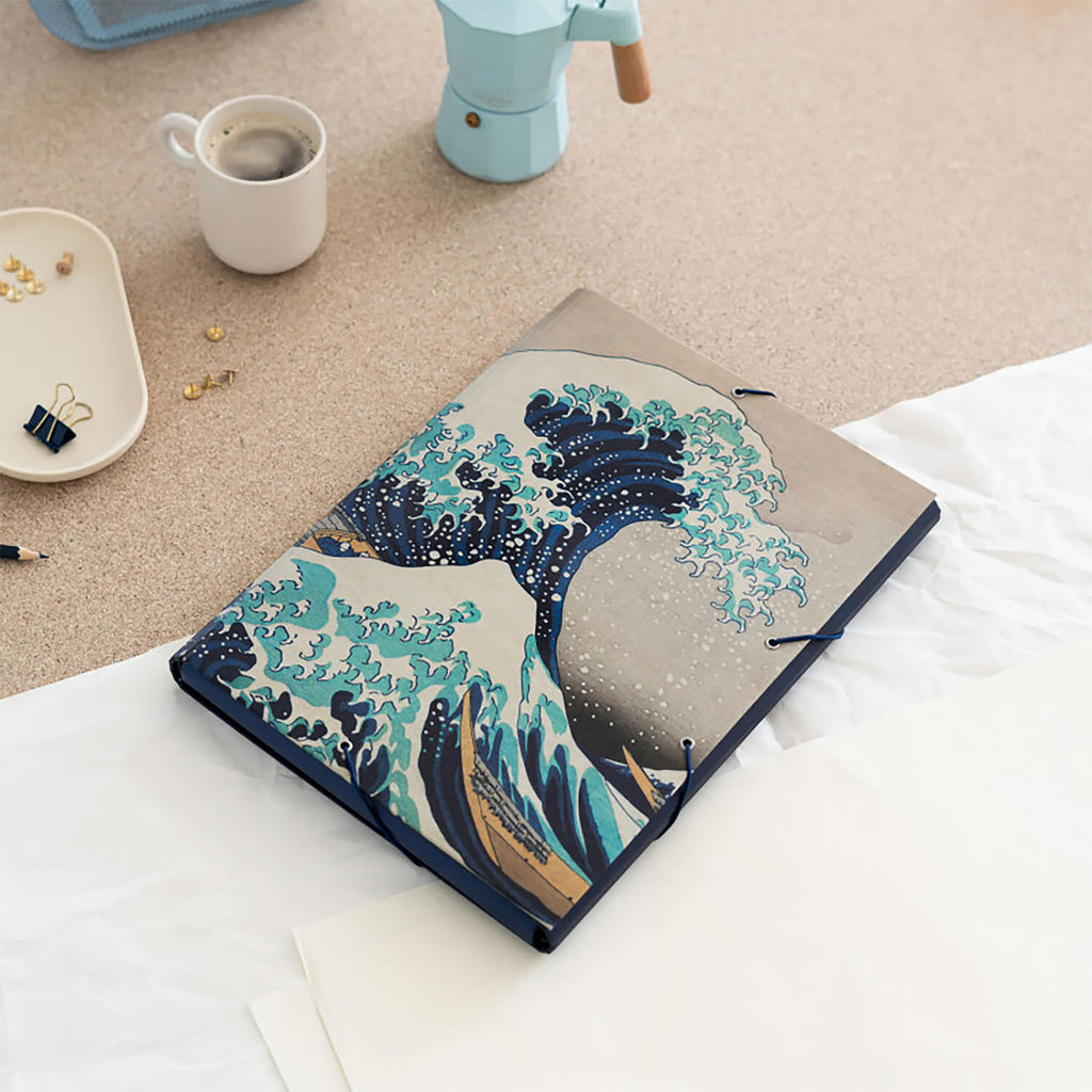 Productafbeelding De Grote Golf van Kanagawa - Katsushika Hokusai Documentenmap
