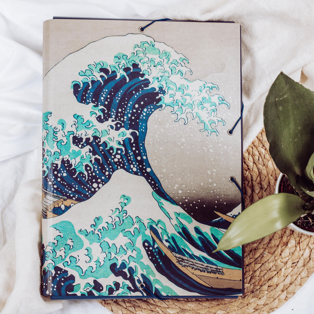 Productafbeelding De Grote Golf van Kanagawa - Katsushika Hokusai Documentenmap