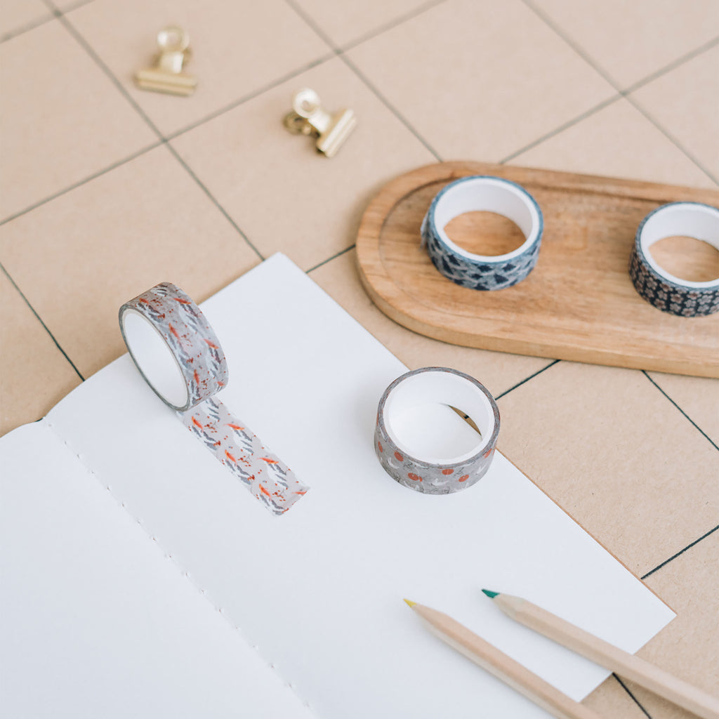 Productafbeelding De Grote Golf van Kanagawa - Katsushika Hokusai Washi Tapes 4-delige Set