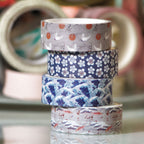 Productafbeelding De Grote Golf van Kanagawa - Katsushika Hokusai Washi Tapes 4-delige Set