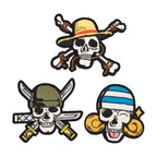 Productafbeelding One Piece - Schedelpatches 3-pack