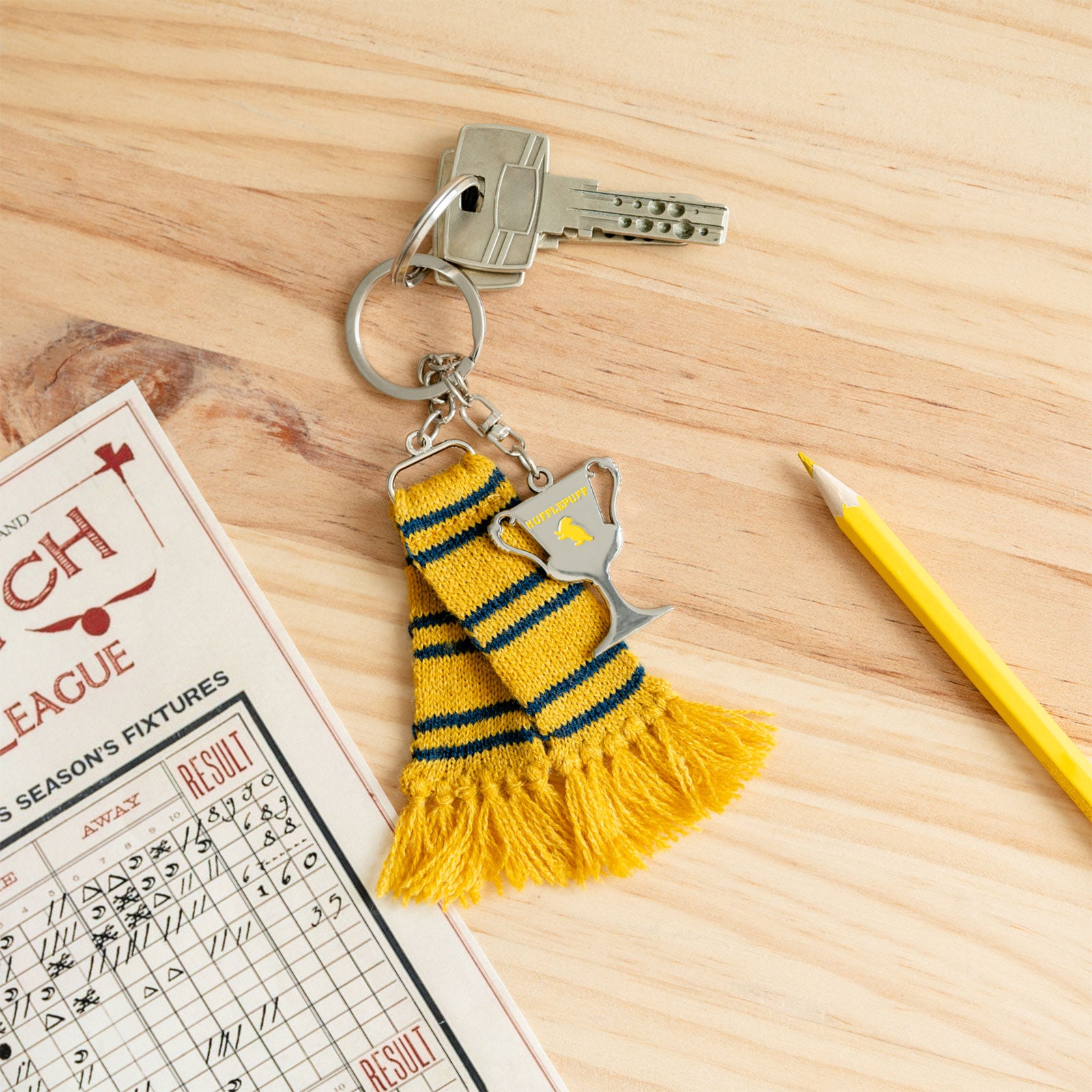 Productafbeelding Harry Potter - Huffelpuf Sjaal Sleutelhanger