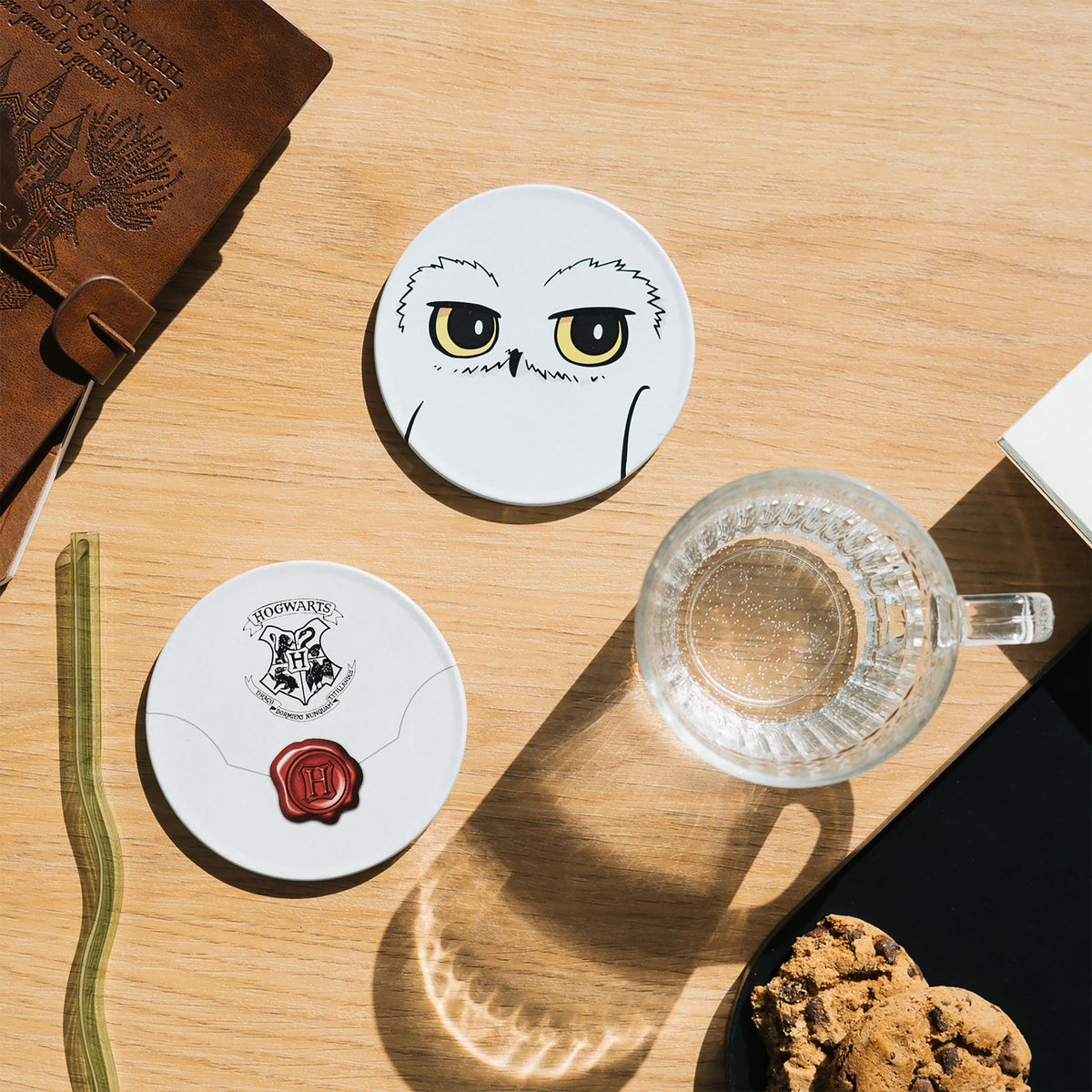 Productafbeelding Harry Potter - Hedwig Onderzetter 2-delige Set