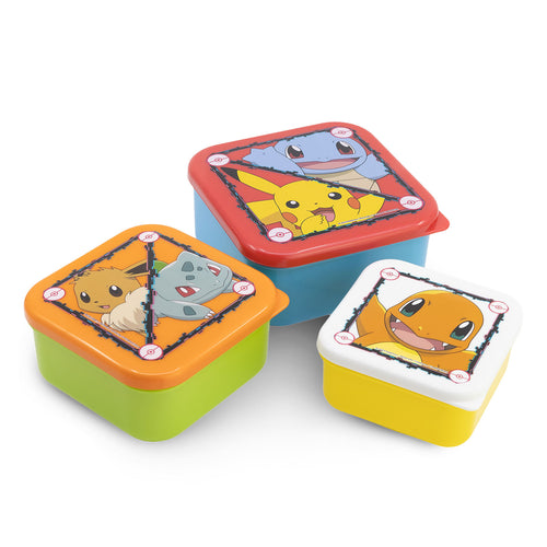 Productafbeelding Pokémon - Starters Lunchbox set van 3