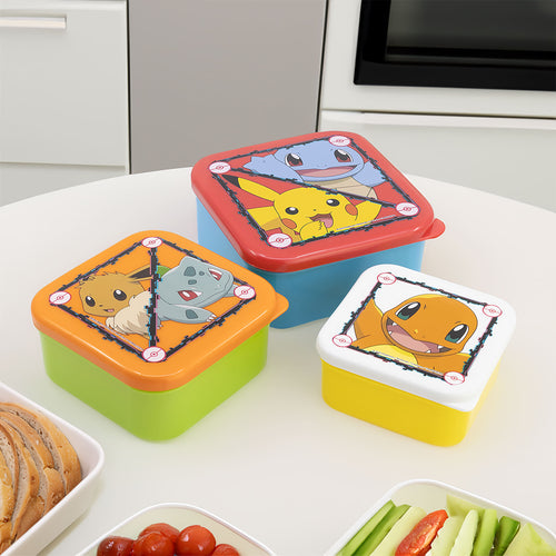 Productafbeelding Pokémon - Starters Lunchbox set van 3