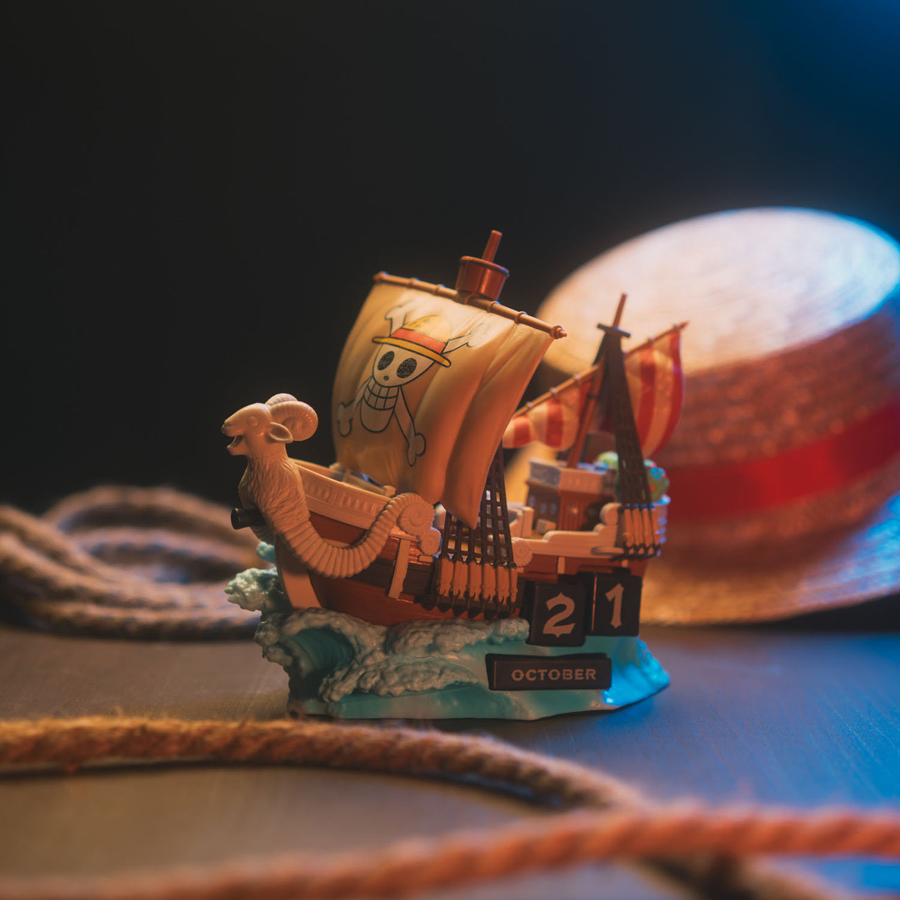 Productafbeelding One Piece - Going Merry perpetuele 3D-kalender