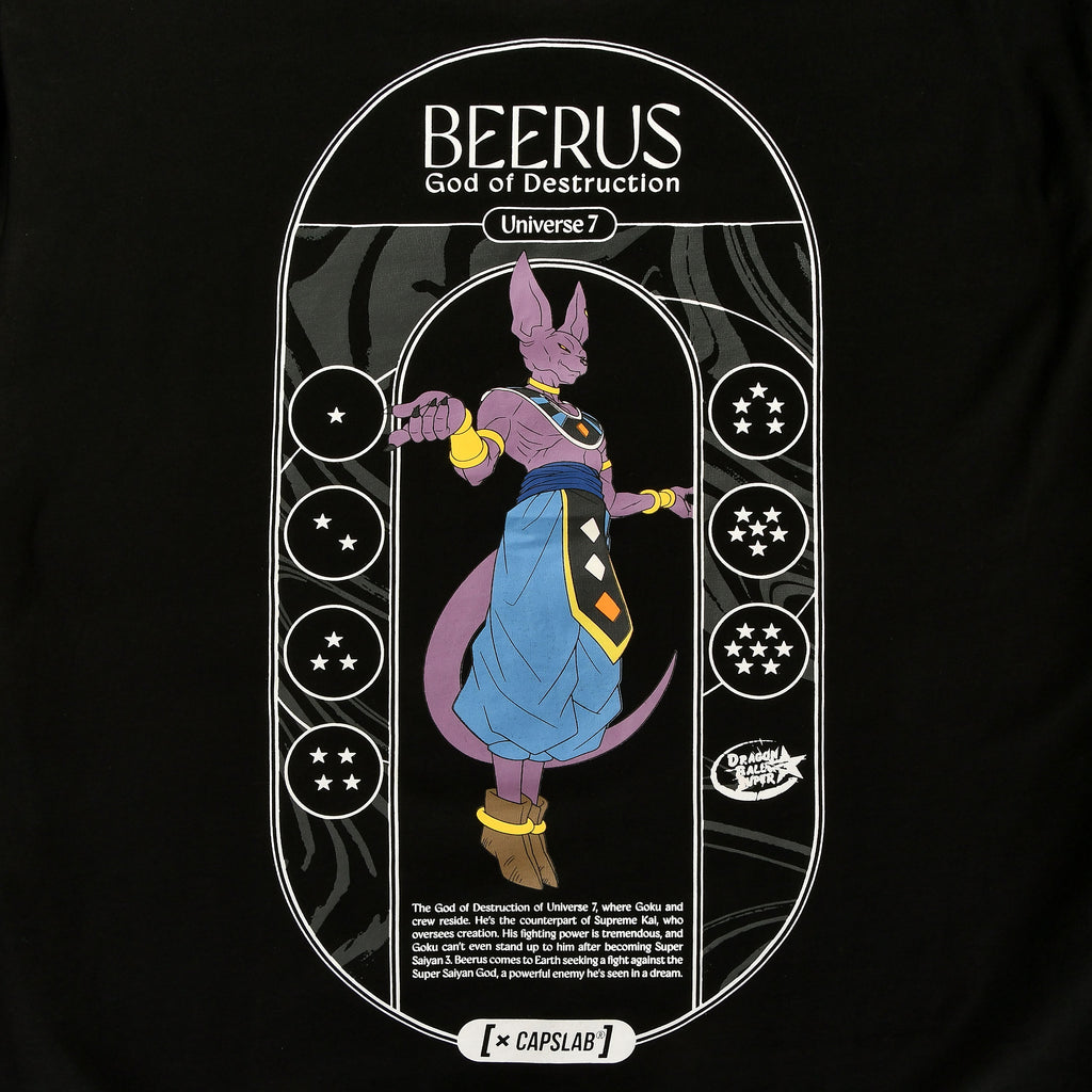 Productafbeelding Dragon Ball Super - Beerus God of Destruction T-Shirt zwart