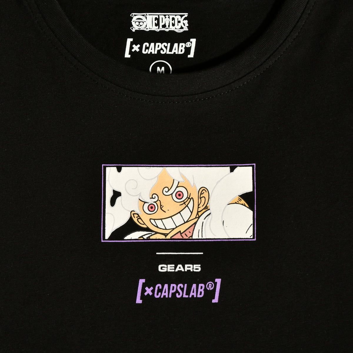 Product image One Piece - Monkey D. Luffy Gear 5 Capslab T-Shirt black