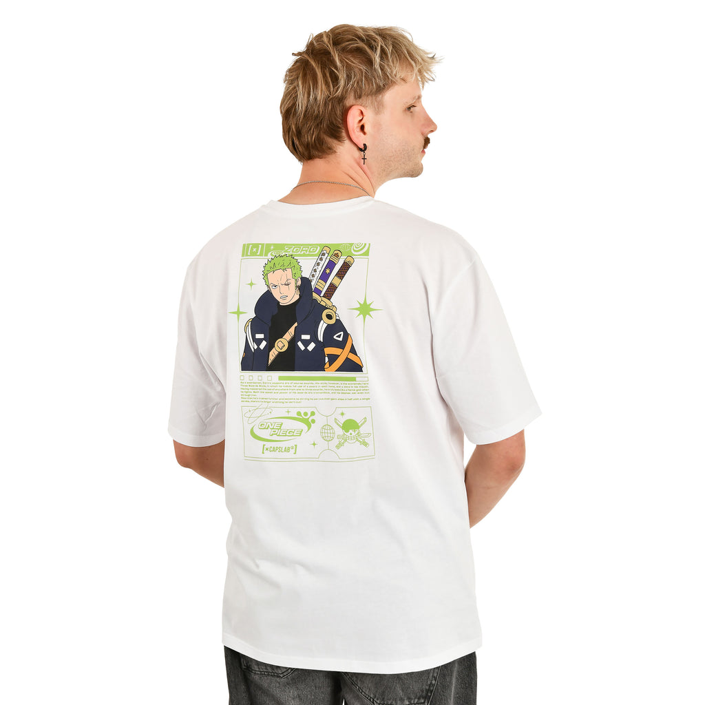 Productafbeelding One Piece - Zoro Capslab Oversize T-shirt wit