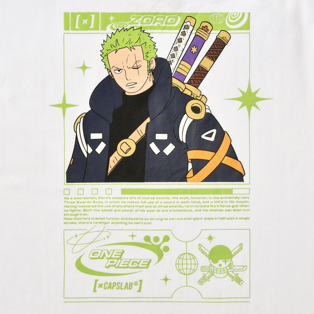 Productafbeelding One Piece - Zoro Capslab Oversize T-shirt wit