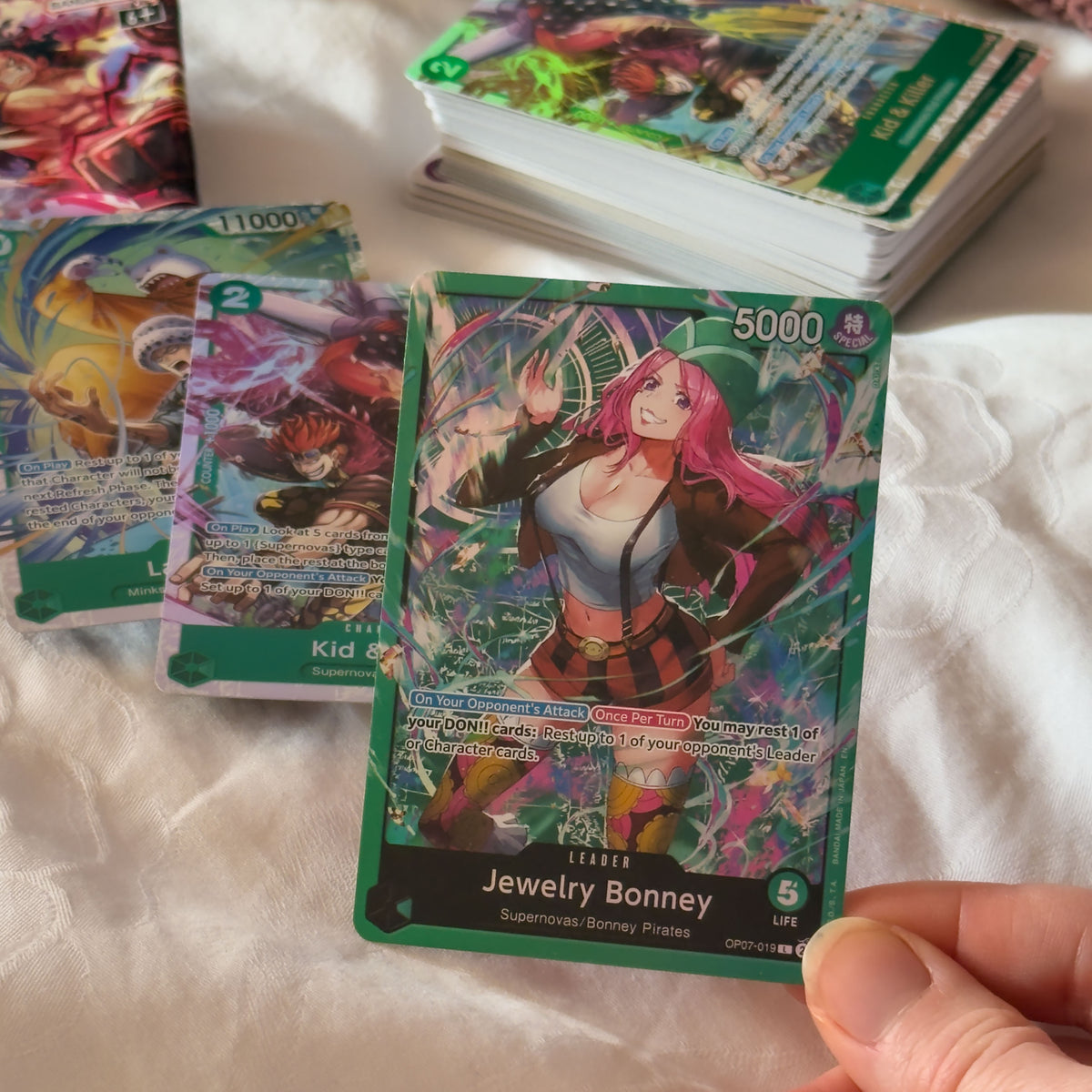 Productafbeelding One Piece Kaartspel - Green Jewelry Bonney Starter Deck Engelse Versie