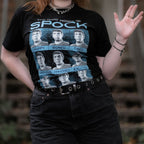 Productafbeelding Star Trek - Many Mood of Spock T-shirt zwart