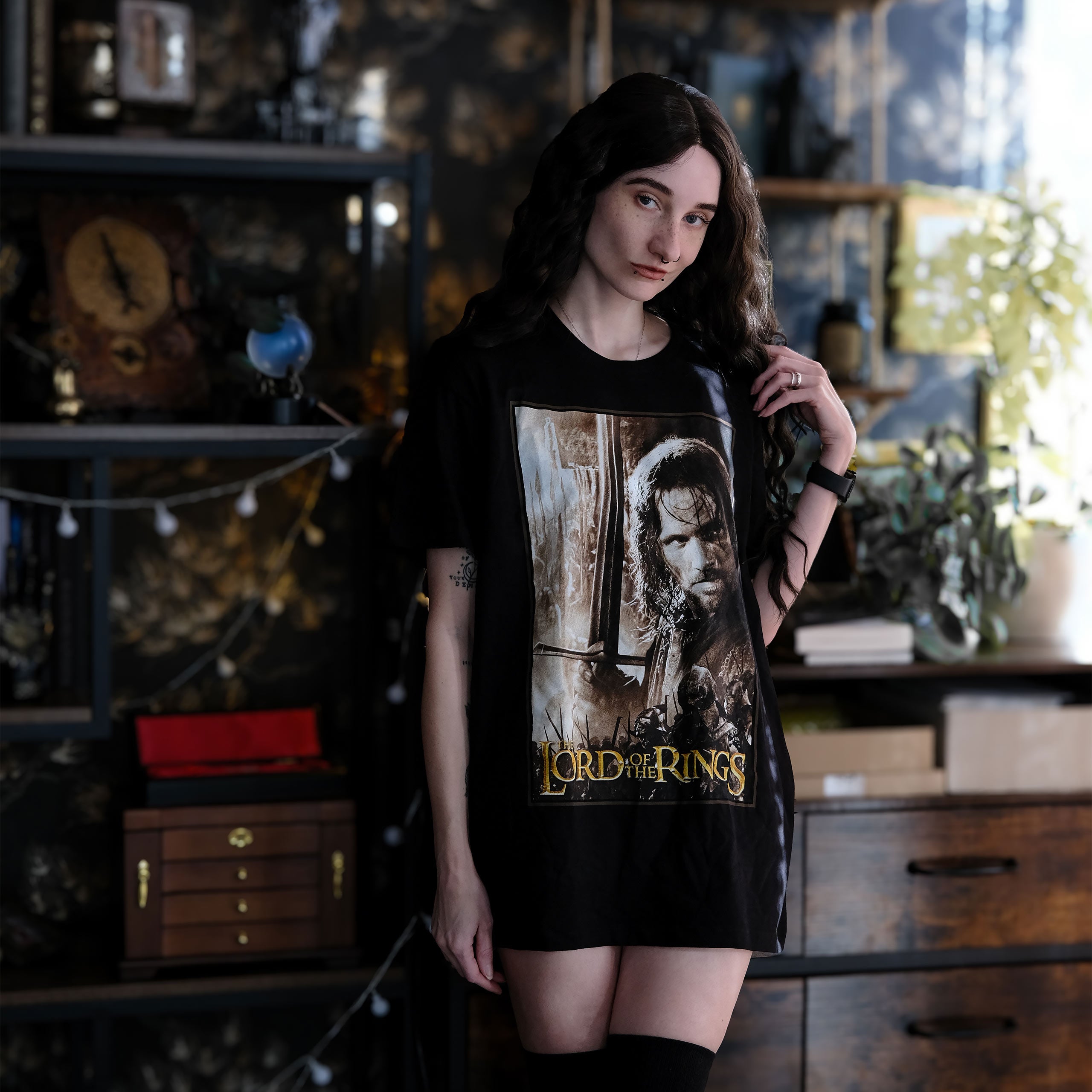 Product image Aragorn Hero T-Shirt black - The Lord of the Rings