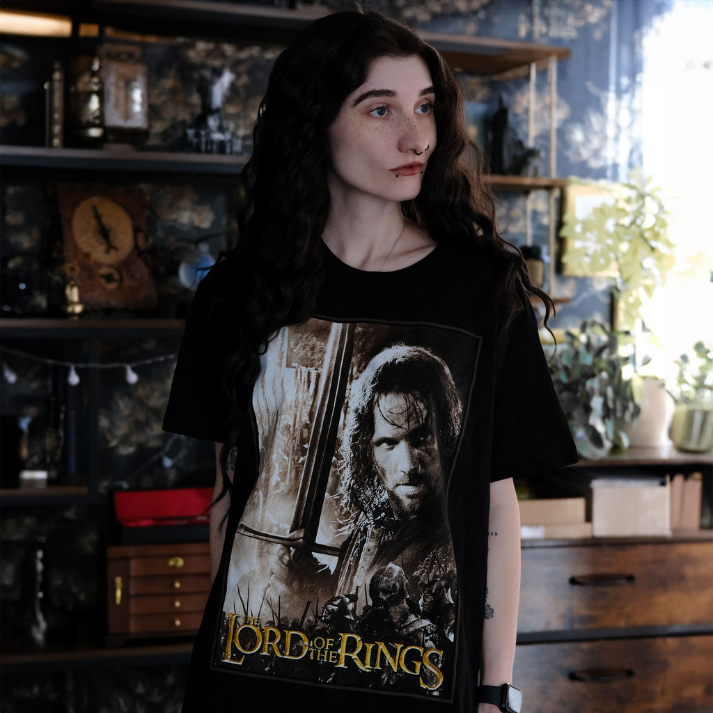 Product image Aragorn Hero T-Shirt black - The Lord of the Rings