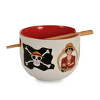 Productafbeelding One Piece - Monkey D. Luffy Ramenkom met Eetstokjes