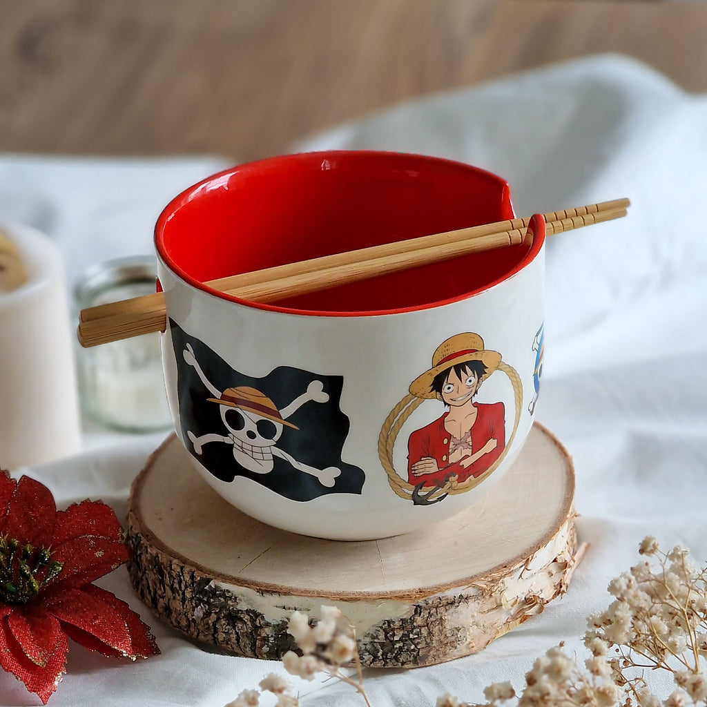 Productafbeelding One Piece - Monkey D. Luffy Ramenkom met Eetstokjes