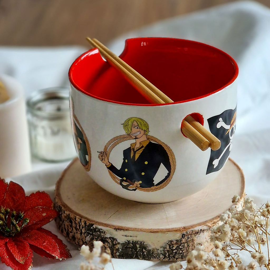 Productafbeelding One Piece - Monkey D. Luffy Ramenkom met Eetstokjes