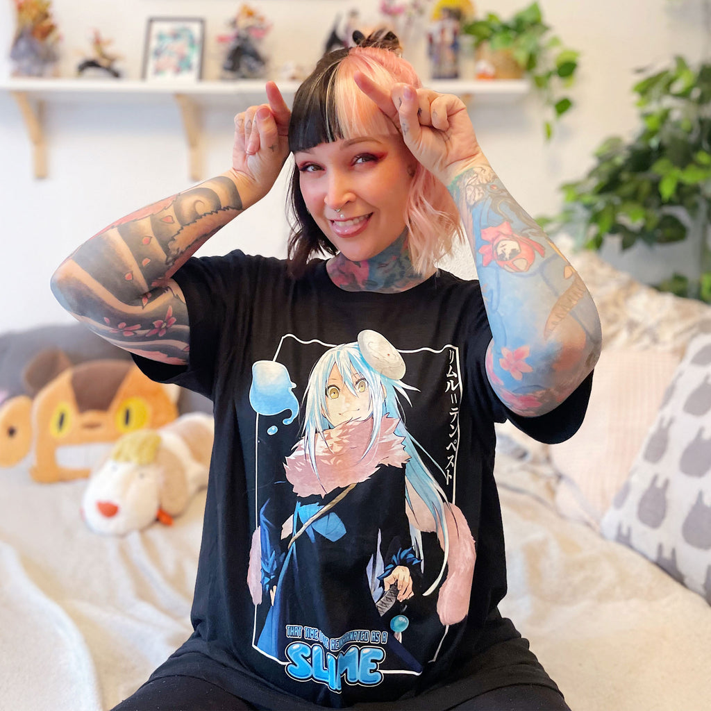 Productafbeelding TenSura - Rimuru Poster T-Shirt Zwart