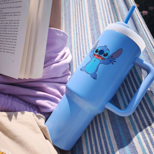 Productafbeelding Stitch To Go Beker met rietje - Lilo & Stitch
