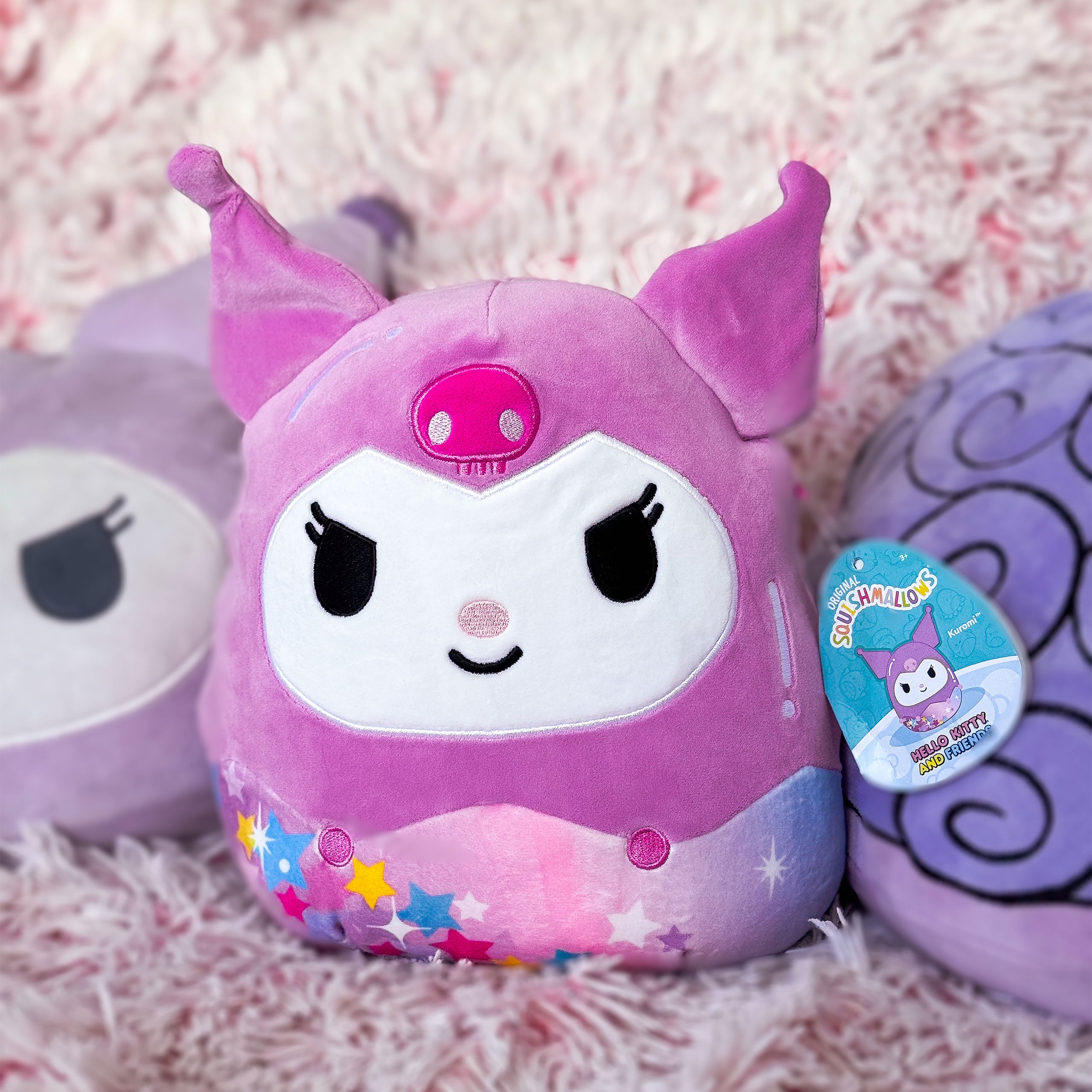 Productafbeelding Hello Kitty - Kuromi Squishmallows Knuffelfiguur