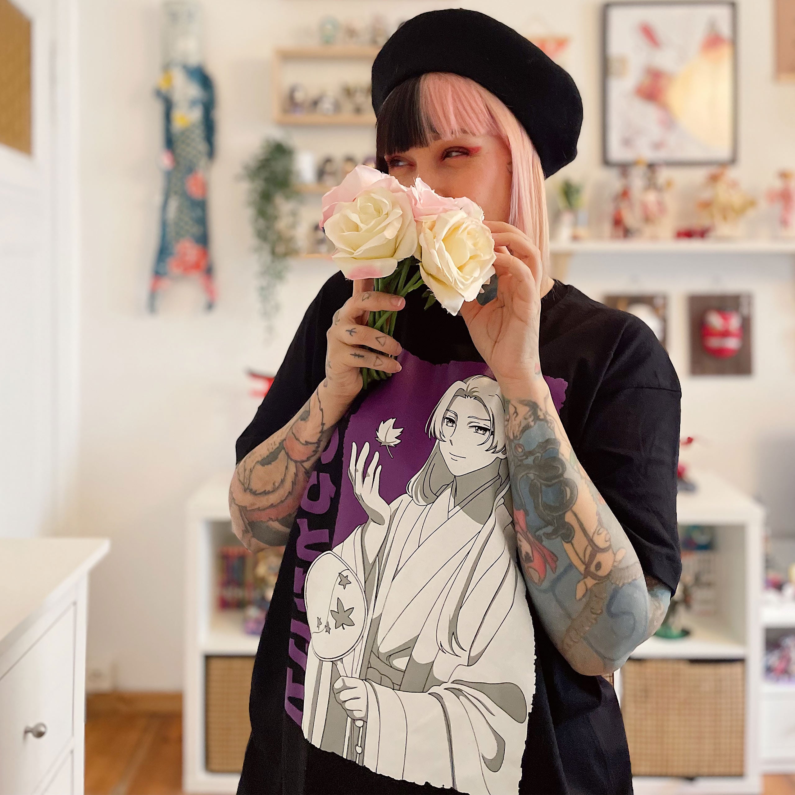 Productafbeelding T-shirt met Jinshi voor De Apothekers Dagboeken fans