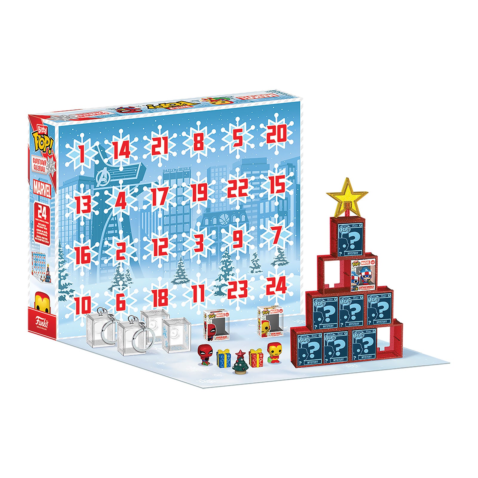 Productafbeelding Marvel Comics - Bitty Pop Funko Adventskalender