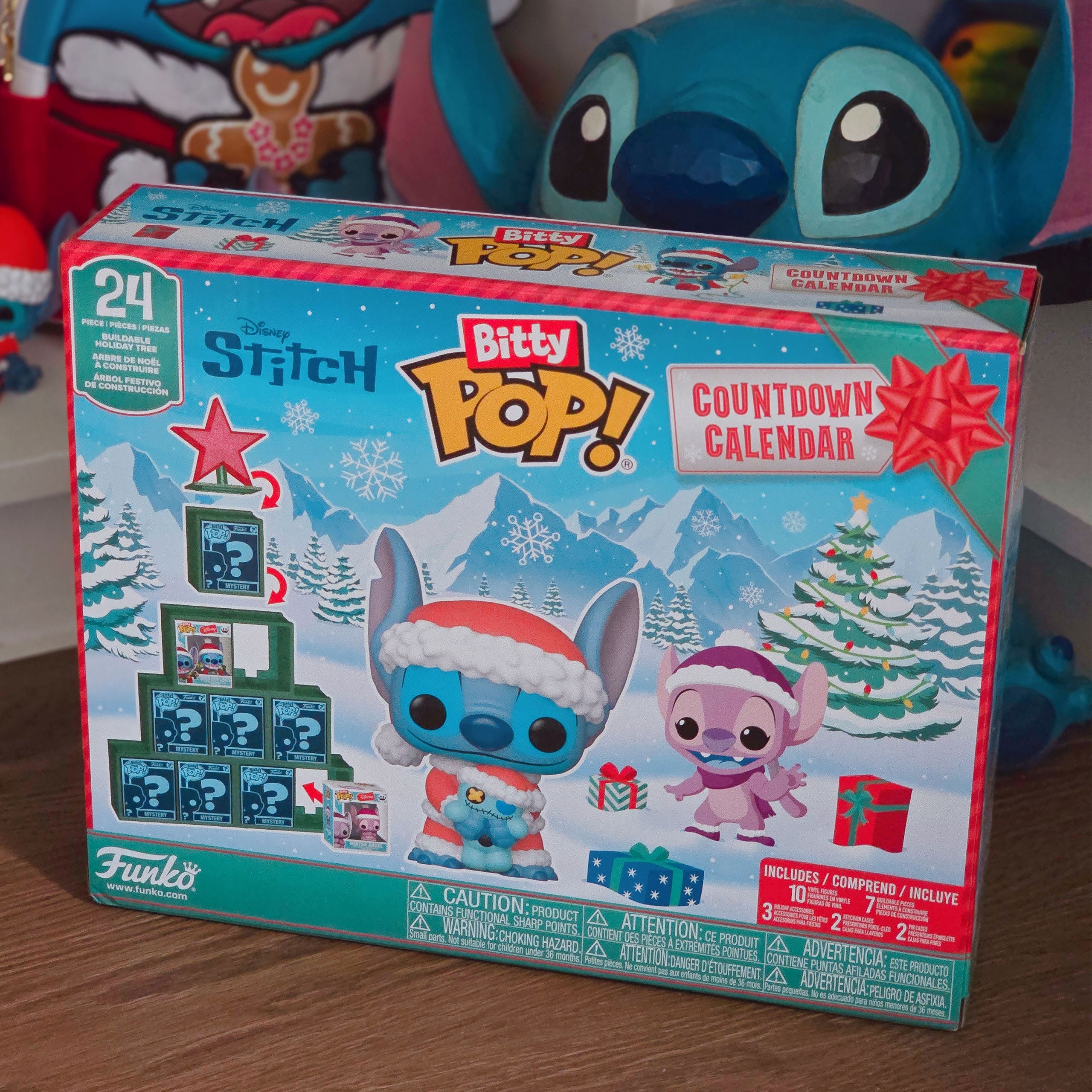 Productafbeelding Stitch Holiday Bitty Pop Funko Adventskalender - Lilo & Stitch