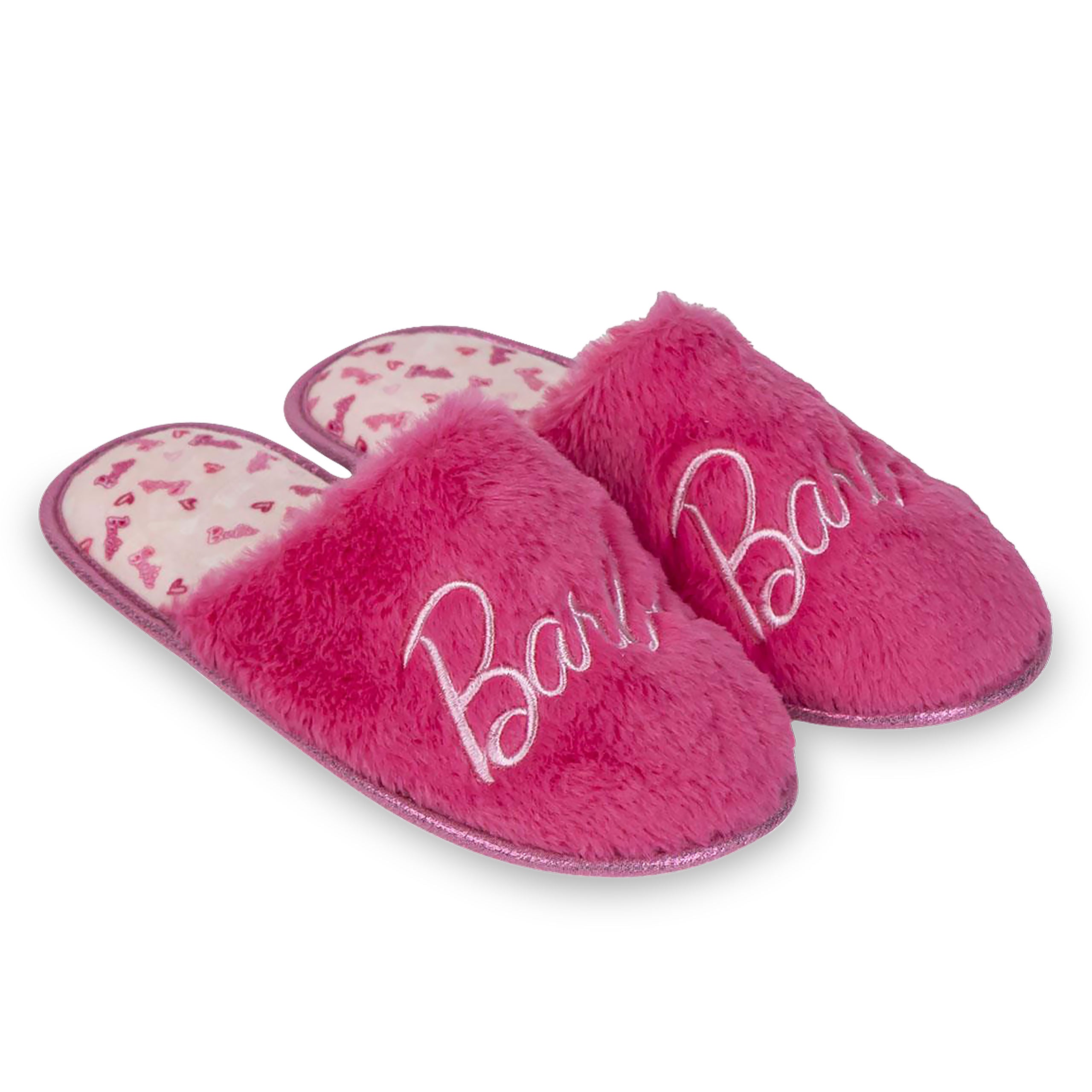 Productafbeelding Barbie - Logo Pluche Pantoffels