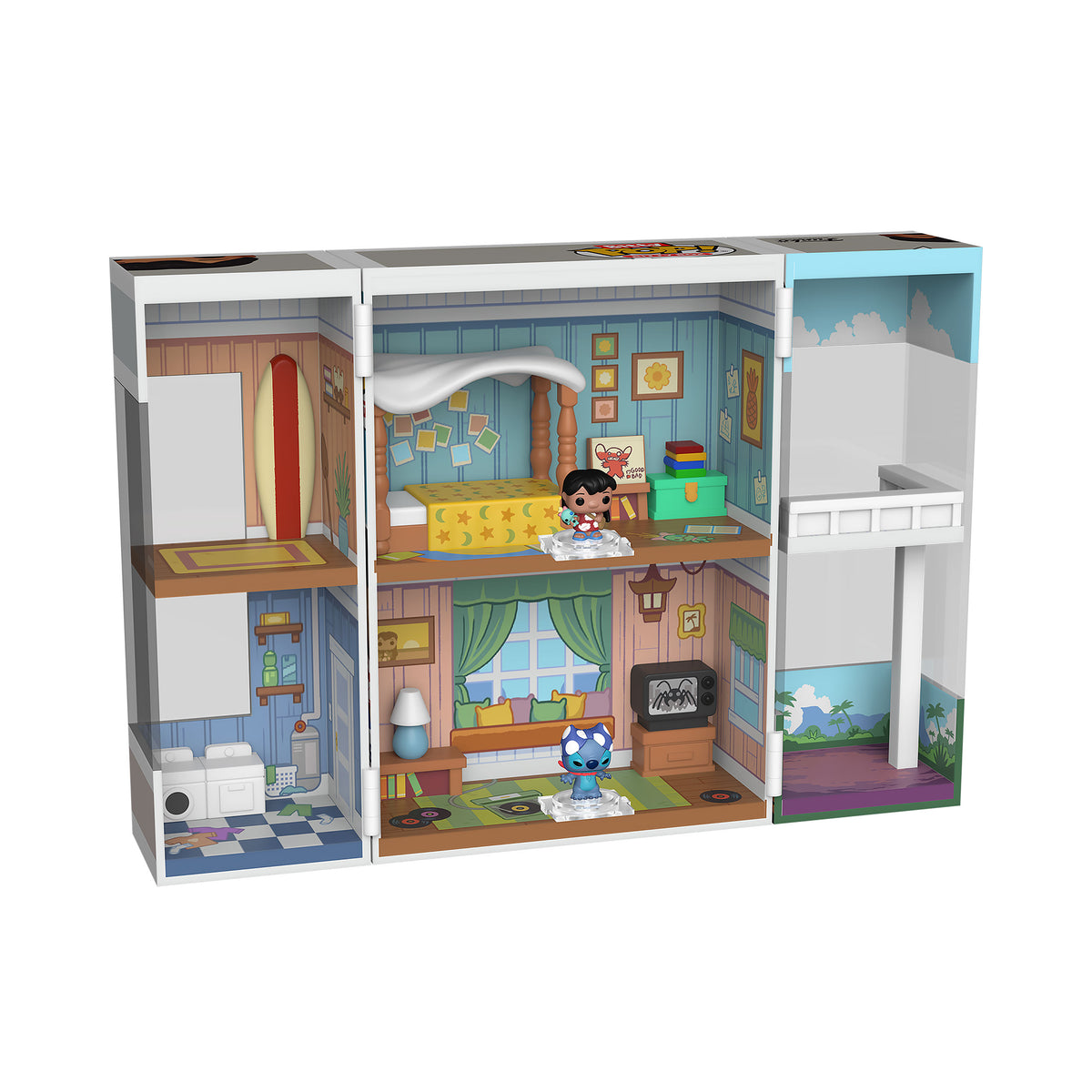 Productafbeelding Lilo & Stitch - Lilo's Huis Funko Bitty Pop Display met 2 Figuren