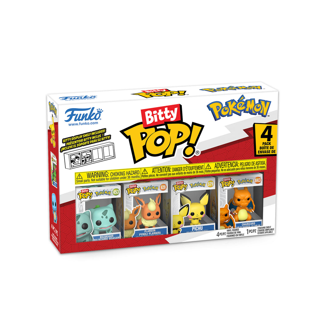 Productafbeelding Pokemon - Bulbasaur en Vrienden Funko Bitty Pop 4-Delige Figuren Set Serie 3