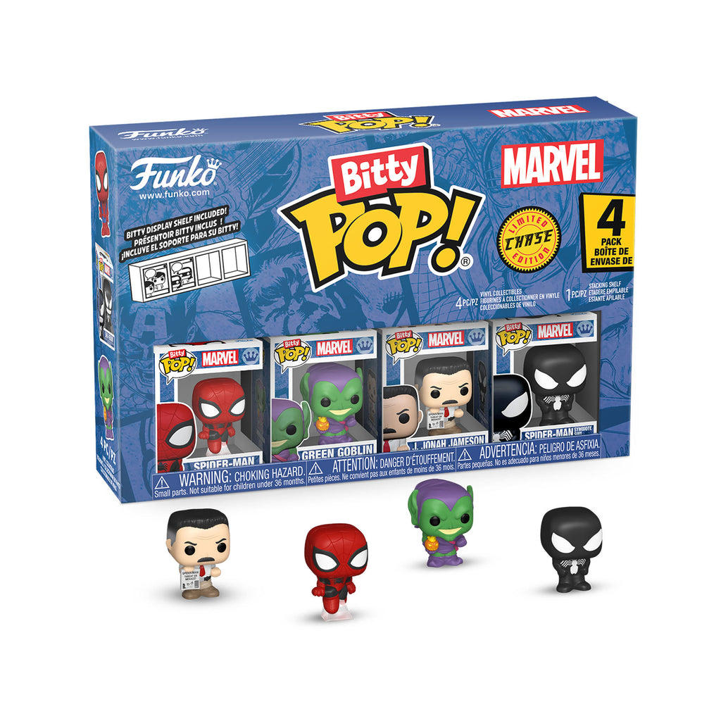 Productafbeelding Marvel - Spider-Man Funko Bitty Pop 4-Pack Figuren Set Serie 1