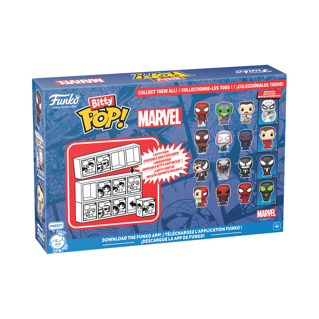Productafbeelding Marvel - Spider-Man Funko Bitty Pop 4-Pack Figuren Set Serie 1