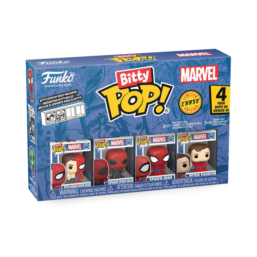 Productafbeelding Marvel - Spider-Man Funko Bitty Pop 4-Pack Figuren Set Serie 4