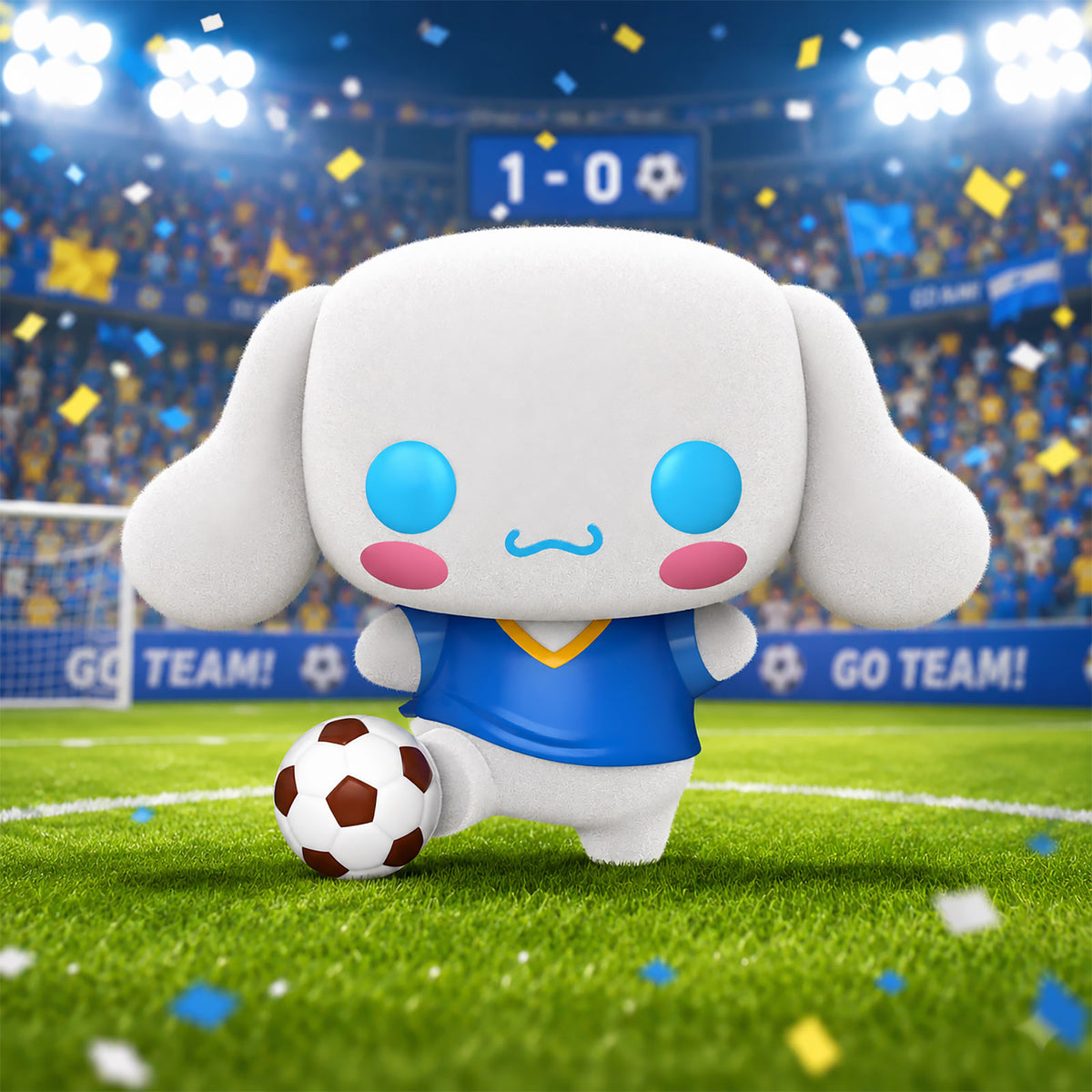Productafbeelding Sanrio - Cinnamoroll met Voetbal Hello Kitty and Friends Funko Pop Figuur